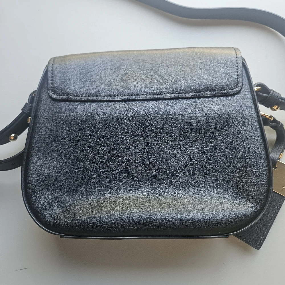 Marc Jacobs New York Mini Rider Leather Crossbody Bag In Black - Picture 4 of 7